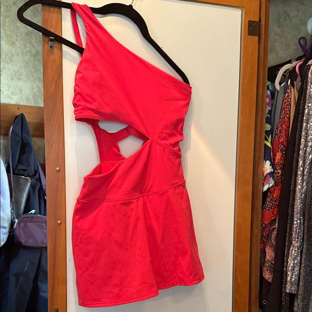 FP Movement by Free People One-Shoulder Pink Chemise